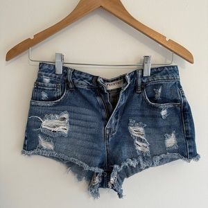 Pac sun festival high rise shorts. Size 25.